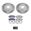 PowerStop Semi-Coated Rotor and Low-Dust Ceramic Brake Pad Kit