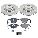 PowerStop OE Stock Replacement Low-Dust Ceramic Brake Pad and Rotor Kit