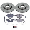 PowerStop OE Stock Replacement Low-Dust Ceramic Brake Pad and Rotor Kit