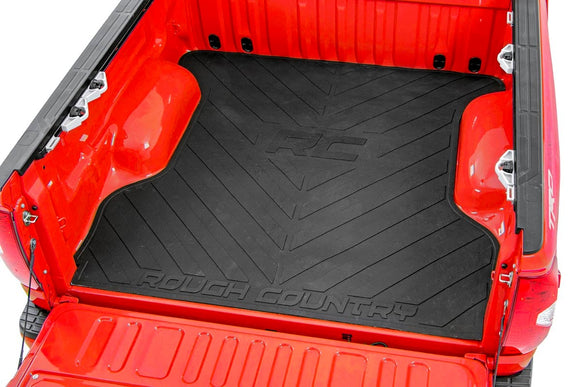 Rough Country Bed Mat 6'6" Bed RC Logo For Chevy GMC 1500 19-23