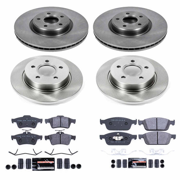 PowerStop Track Day Spec High-Performance Brake Pad and Rotor Kit