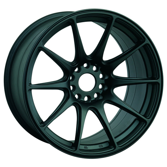 18x8.75 XXR 527 Flat Black 5x100 ET20 CB73 Wheel