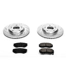 PowerStop Z23 Daily Driver Carbon-Fiber Ceramic Brake Pad and Drilled & Slotted