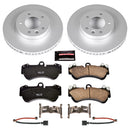 PowerStop Genuine Geomet Coated Rotor and Carbon-Fiber Ceramic Brake Pad Kit