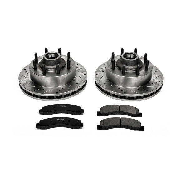 PowerStop Z23 Daily Driver Carbon-Fiber Ceramic Brake Pad and Drilled & Slotted