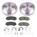 PowerStop OE Stock Replacement Low-Dust Ceramic Brake Pad and Rotor Kit