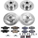 PowerStop Z23 Daily Driver Carbon-Fiber Ceramic Brake Pad and Drilled & Slotted
