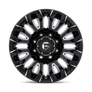 18x9 Fuel Off-Road D828 Quake Black 8x180 ET1 CB124.2 Wheel Rim