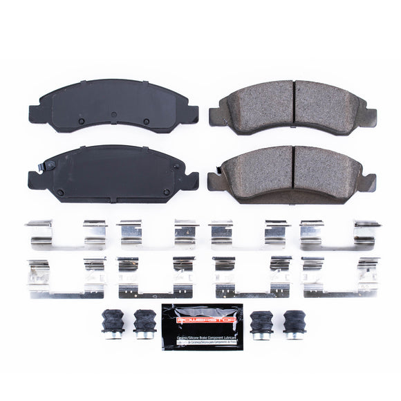 PowerStop Z23 Evolution Sport Carbon-Fiber Brake Pads With Hardware