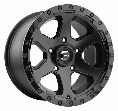 20X9 Fuel D589 RIPPER Matte Black Gloss Black Lip 6X135 ET20 wheel/rim