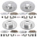 PowerStop Z26 Street Performance Ceramic Brake Pad and Drilled & Slotted Rotor K