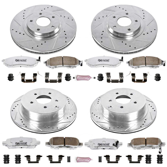 PowerStop Z26 Street Performance Ceramic Brake Pad and Drilled & Slotted Rotor K