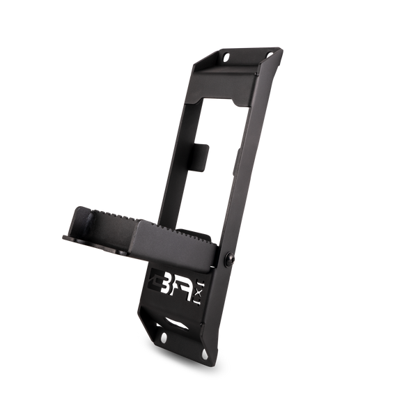 Body Armor Hinge Steps for 2007-2018 Jeep Wrangler Jk, Light Texture Black