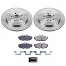 PowerStop OE Stock Replacement Low-Dust Ceramic Brake Pad and Rotor Kit