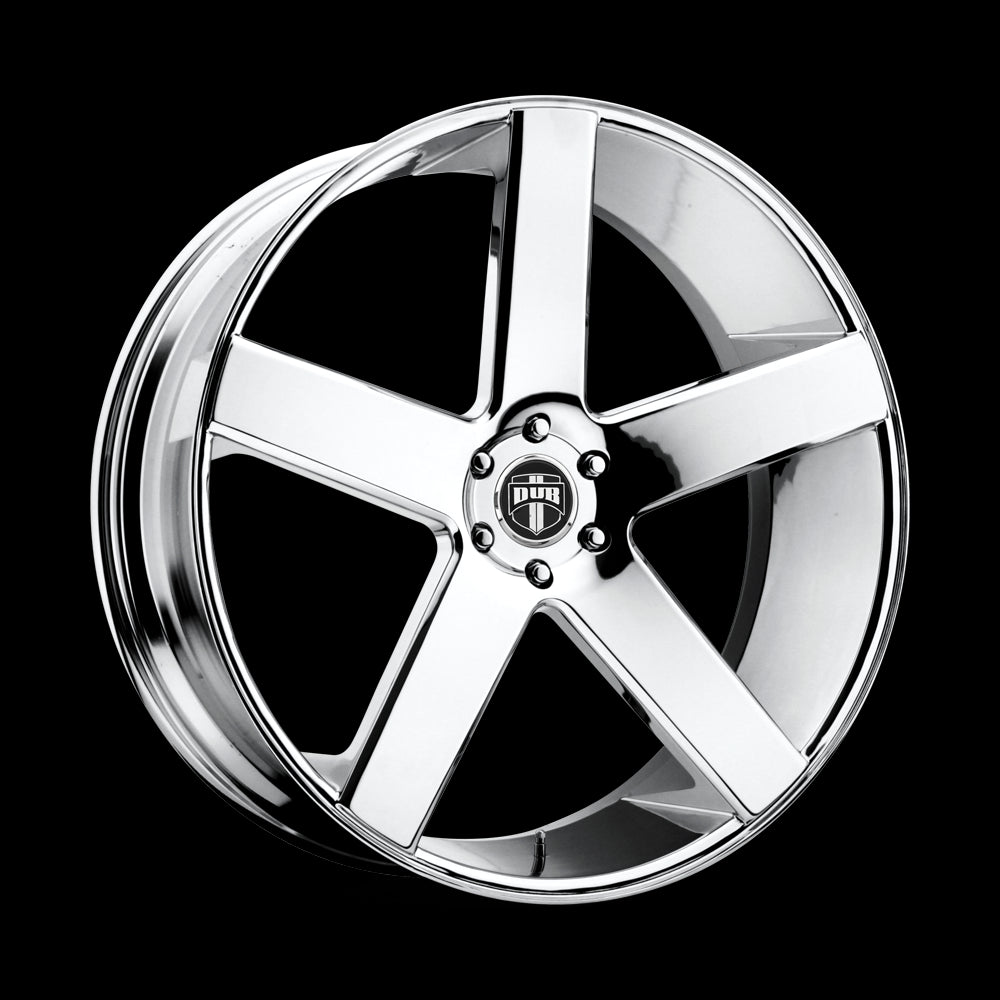 30x10 DUB Baller Chrome Wheel/Rim 5x127 5-127 30-10 - 0