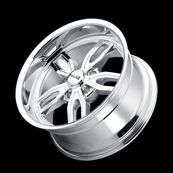 18x8 Ridler 608 Chrome 5x114.3 5x4.5 ET0 Wheel Rim