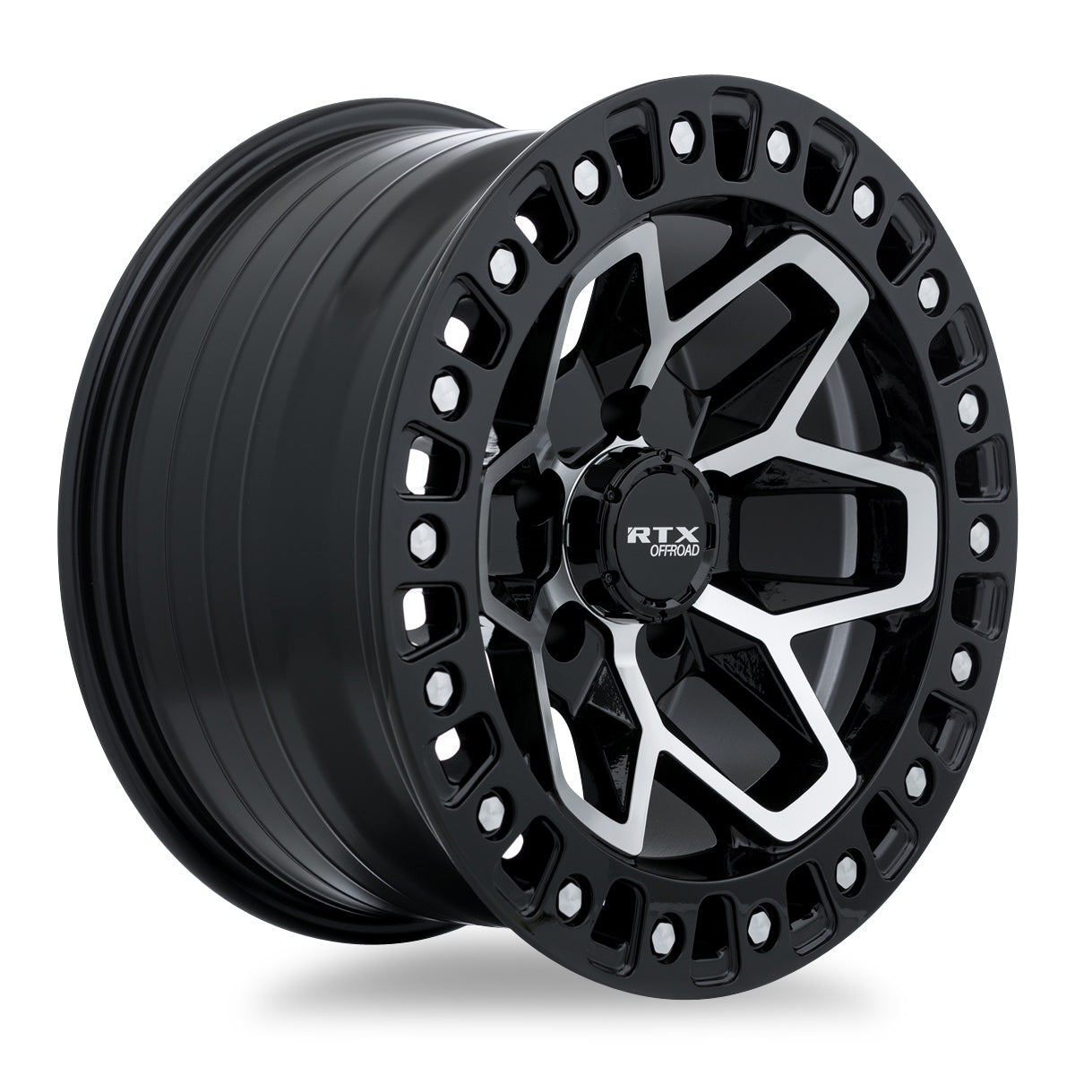 18x9 RTX Zion Black Machined 6x135 ET0 wheel/rim