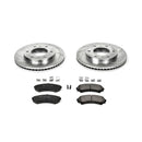 PowerStop Z23 Daily Driver Carbon-Fiber Ceramic Brake Pad and Drilled & Slotted