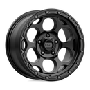 17X8.5 KMC KM541 DIRTY HARRY Textured Black 8X170 ET0 wheel/rim