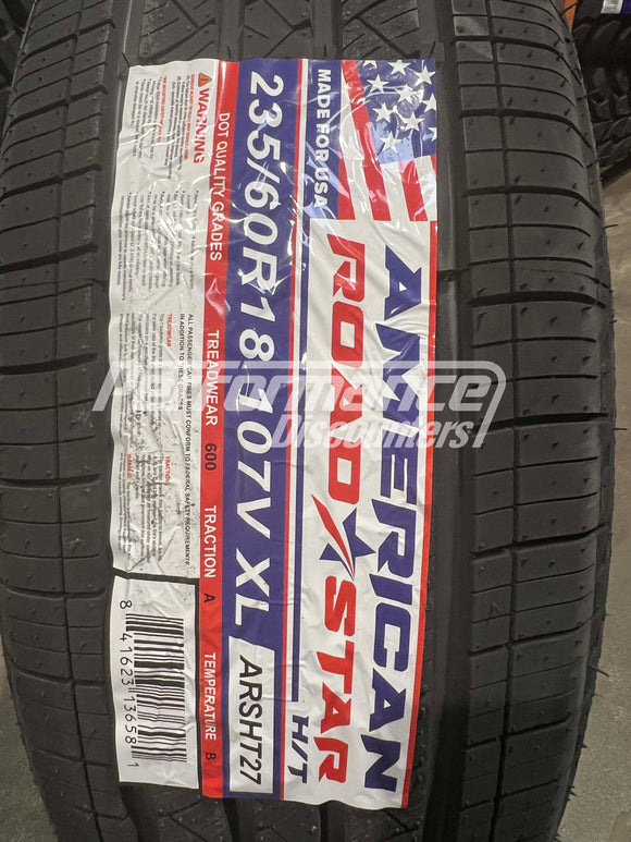 235/60R18 American Roadstar H/T 107V BSW SL 235 60 18 2356018