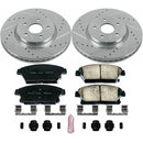 PowerStop Z23 Daily Driver Carbon-Fiber Ceramic Brake Pad and Drilled & Slotted