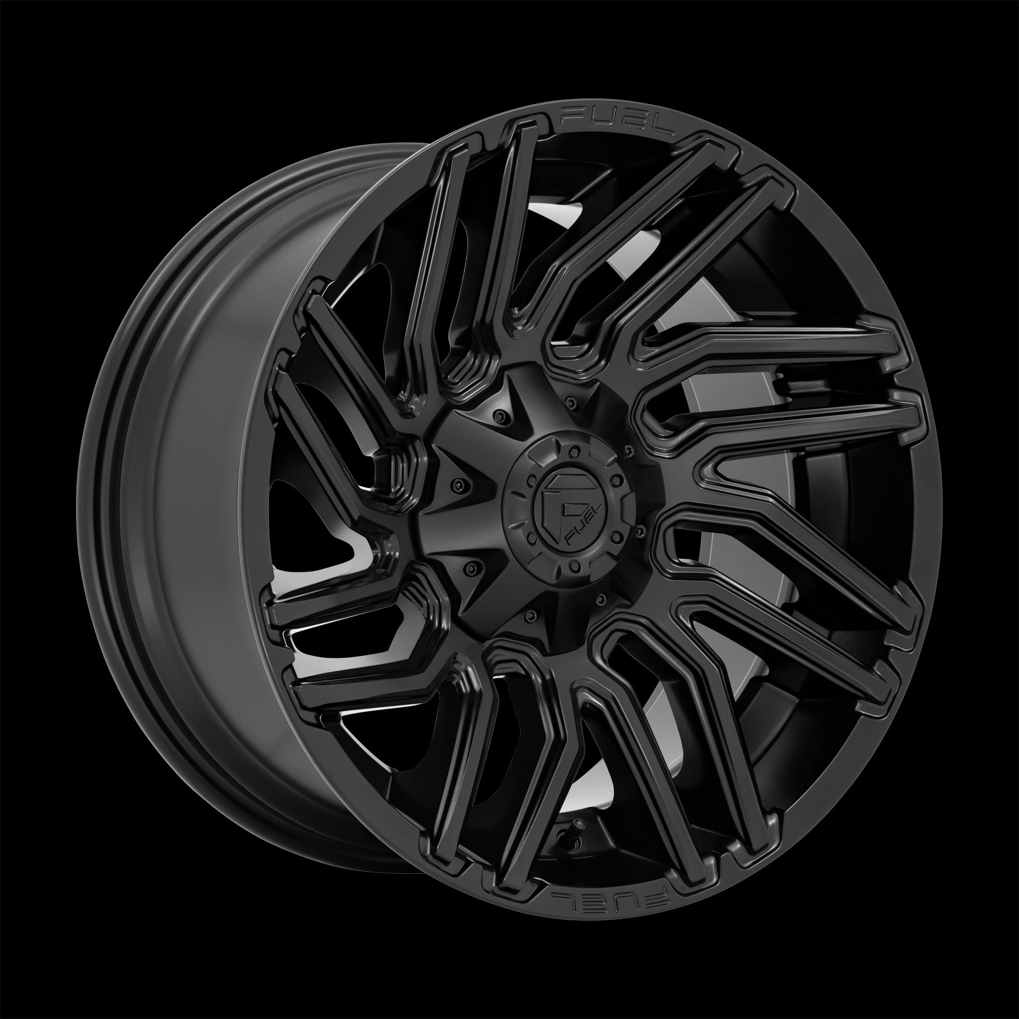 22X12 Fuel D775 Typhoon Matte Black 8X180 ET-44 wheel/rim