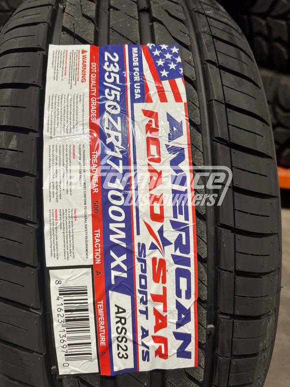 235/50ZR17 American Roadstar Sport A/S 100W BSW SL 235 50 17 2355017