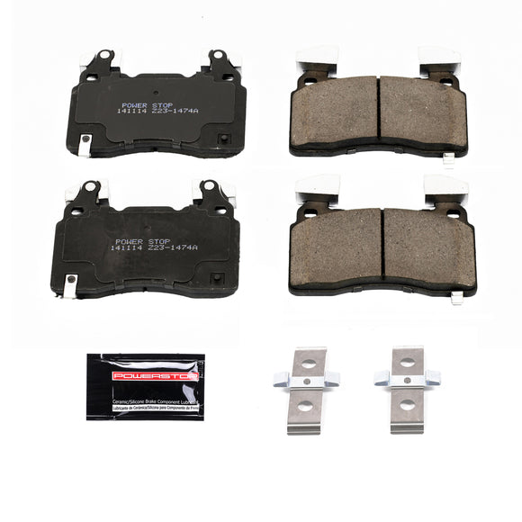 PowerStop Z23 Evolution Sport Carbon-Fiber Brake Pads With Hardware