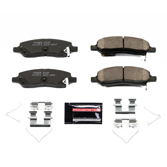PowerStop Z23 Evolution Sport Carbon-Fiber Brake Pads With Hardware