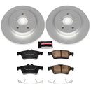 PowerStop Genuine Geomet Coated Rotor and Carbon-Fiber Ceramic Brake Pad Kit