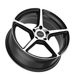 16X7.5 Motiv 433MB Blade Gloss Black Machined Face 5x114.3 ET40 wheel/rim