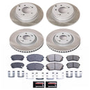 PowerStop Semi-Coated Rotor and Low-Dust Ceramic Brake Pad Kit