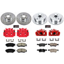 PowerStop Z23 Daily Driver Carbon-Fiber Ceramic Pads Drilled & Slotted Rotor & C