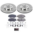 PowerStop OE Stock Replacement Low-Dust Ceramic Brake Pad and Rotor Kit