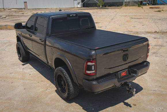 Rough Country Hard Roll Up Bed Cover 6'4  Bed For Ram 1500 10-18 2500 10-25