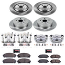 PowerStop OE Stock Replacement Low-Dust Ceramic Brake Pad, Rotor and Caliper Kit