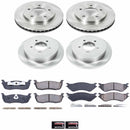 PowerStop OE Stock Replacement Low-Dust Ceramic Brake Pad and Rotor Kit