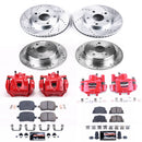 PowerStop Z23 Daily Driver Carbon-Fiber Ceramic Pads Drilled & Slotted Rotor & C