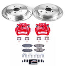 PowerStop Z23 Daily Driver Carbon-Fiber Ceramic Pads Drilled & Slotted Rotor & C