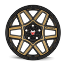 20x9 Mamba M23 Matte Black W/ Bronze Face 6x139.7 6x5.5 ET-12 Wheel Rim-4