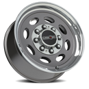 19.5x7.5 Vision 81 Heavy Hauler Gun Metal Machined Lip 8x170 ET0 CB125.2