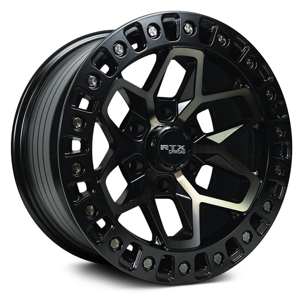 17x9 RTX Zion Black Machined Tinted Bronze 6x139.7 ET0 wheel/rim