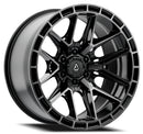 20x9 Arena Wheel Battle Glossy Black Machined Ddt Lip 6x139.7 ET20