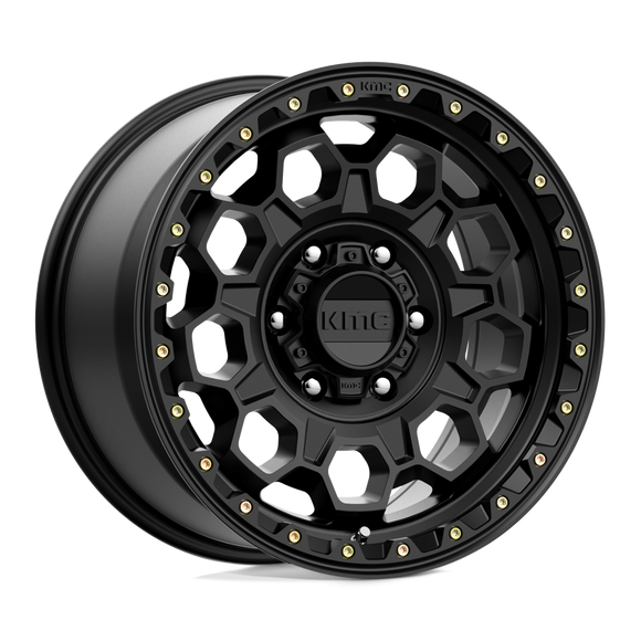 17X9 KMC KM545 TREK Satin Black 6X139.7 ET18 wheel/rim