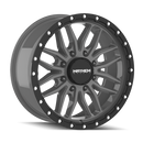 20x9 Mayhem Vector Matte Gunmetal Black Lip 8x180 ET18 CB124.1 Wheel Rim