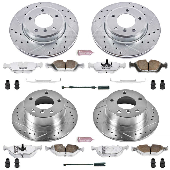 PowerStop Z26 Street Performance Ceramic Brake Pad and Drilled & Slotted Rotor K