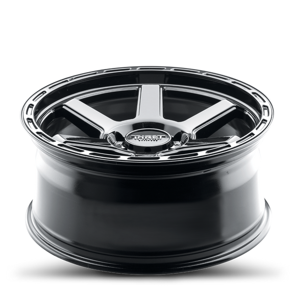 17x9 Thret Offroad Thunder-703 Gloss Black Wheel 6x139.7 ET0 CB106.1
