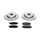 PowerStop Z23 Daily Driver Carbon-Fiber Ceramic Brake Pad and Drilled & Slotted