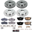 PowerStop OE Stock Replacement Low-Dust Ceramic Brake Pad and Rotor Kit