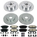 PowerStop Z23 Daily Driver Carbon-Fiber Ceramic Brake Pad and Drilled & Slotted